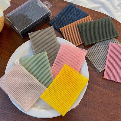 10Pcs Solid Color Bangs Magic Paste Posts Hair Sticker Clip Women Wash Face Makeup Patch Hair Accessories Styling Tools