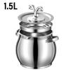 4L Oil Filter Pot Stainless Steel Lard Strainer Cooking Oil Strainer Grease Keeper Storage Container Oil Bottle Kitchen Tools