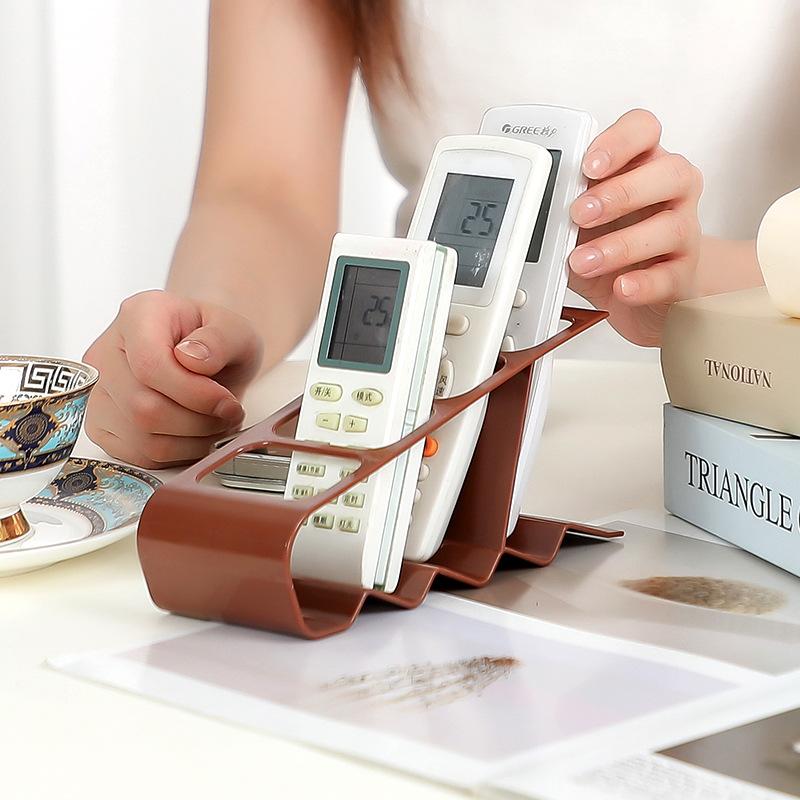 4-mřížový úložný regál Stojan na dálkové ovládání TV a klimatizace Stolní police Organizér na drobnosti Domácí kancelář Úložné držáky