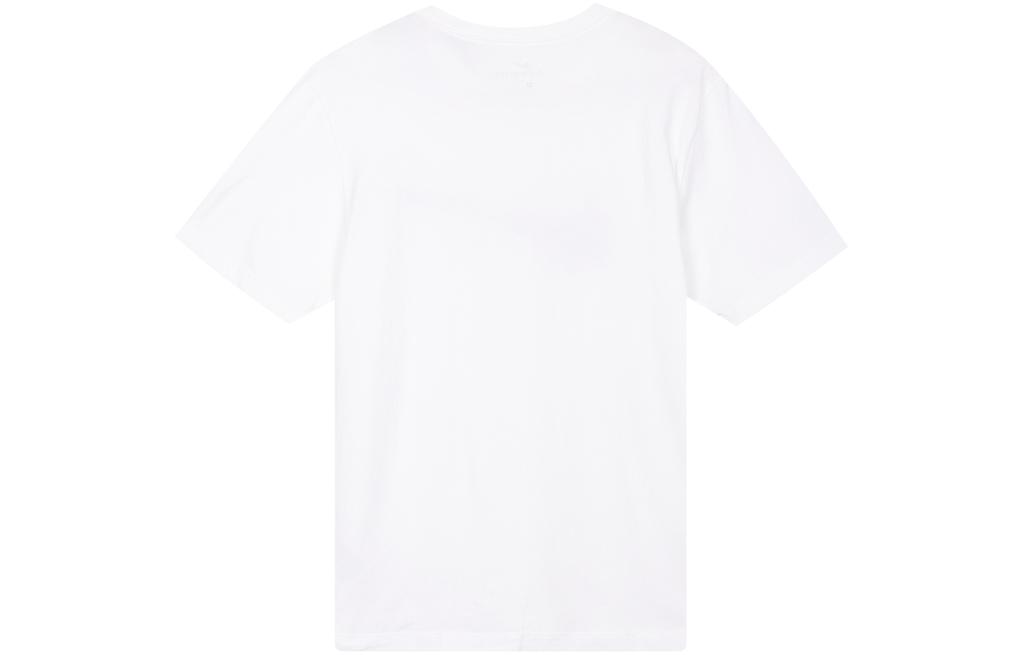 Nike T Shirts Men's White Crew Neck Moderate Straight Fit DD0796-100