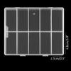 Nail Art Storage Case  Gems Accessories Clear Plastic Empty Container