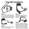 Rechargeable Dog Barking Collar with Adjustable Sensitivity Training Device for Dog Neck Circumference 8-25in