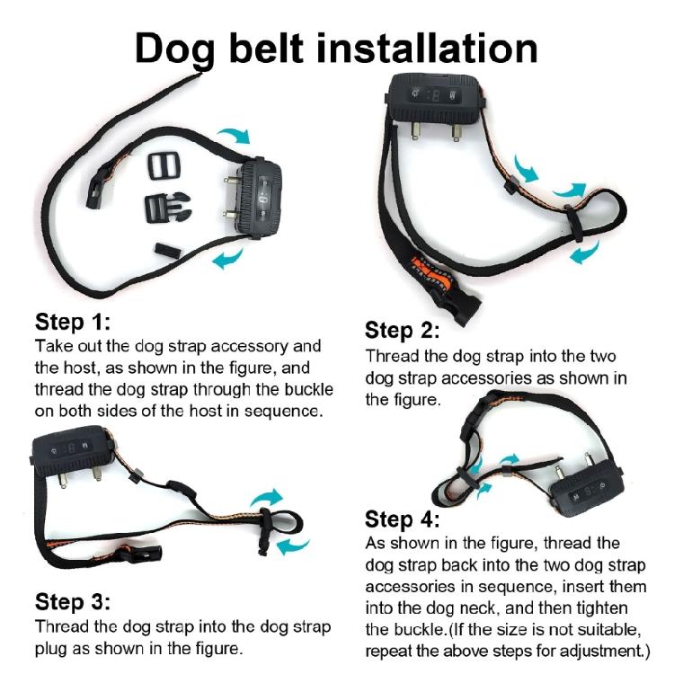 Rechargeable Dog Barking Collar with Adjustable Sensitivity Training Device for Dog Neck Circumference 8-25in
