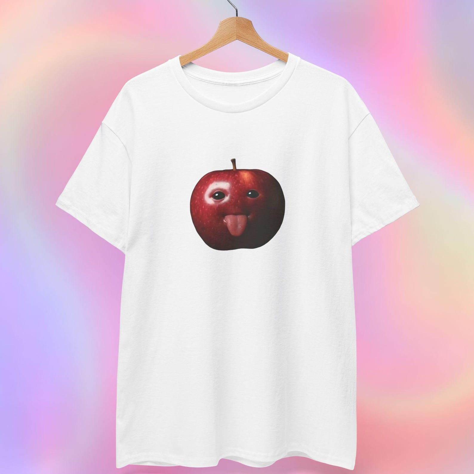 Apple Meme Shirt | AI Niche Fruit 3XL