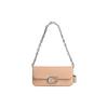 Idol 23 Minimalist Magnetic Buckle Closure Chain Leather Handheld Crossbody Shoulder Bag Medium Women Bags Nude CP120-LHWFT
