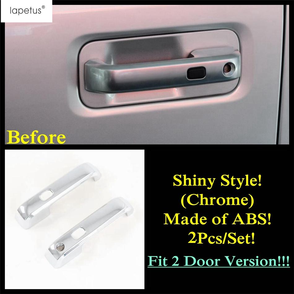 Carbon Fiber Side Door Handle Bowl Decoration Protection Cover Trim Accessories For Ford F-150 / Raptor 2015 -  2 / 4 Door