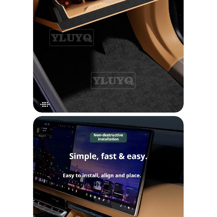 For 2026 For 2026 ZEEKR 9X Front Passenger Glove Box Storage Organizer Silicone Storage Box Interior Modification Accessory