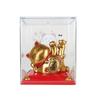 Y Solar Fortune Cat Waving Hand Ornament: Light-Powered Decor for Car, Living Room, or Office Desk