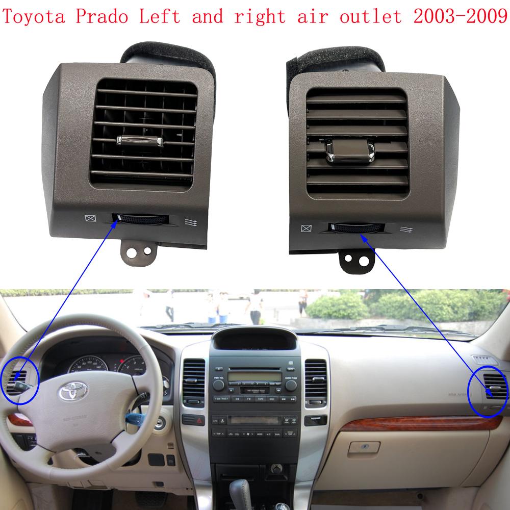 WQLSK For Lexus GX470 Toyota Land Cruiser Prado 120 FJ120 Car A/C Air Conditioner Outlet Frame Vents Plate Panel accessory