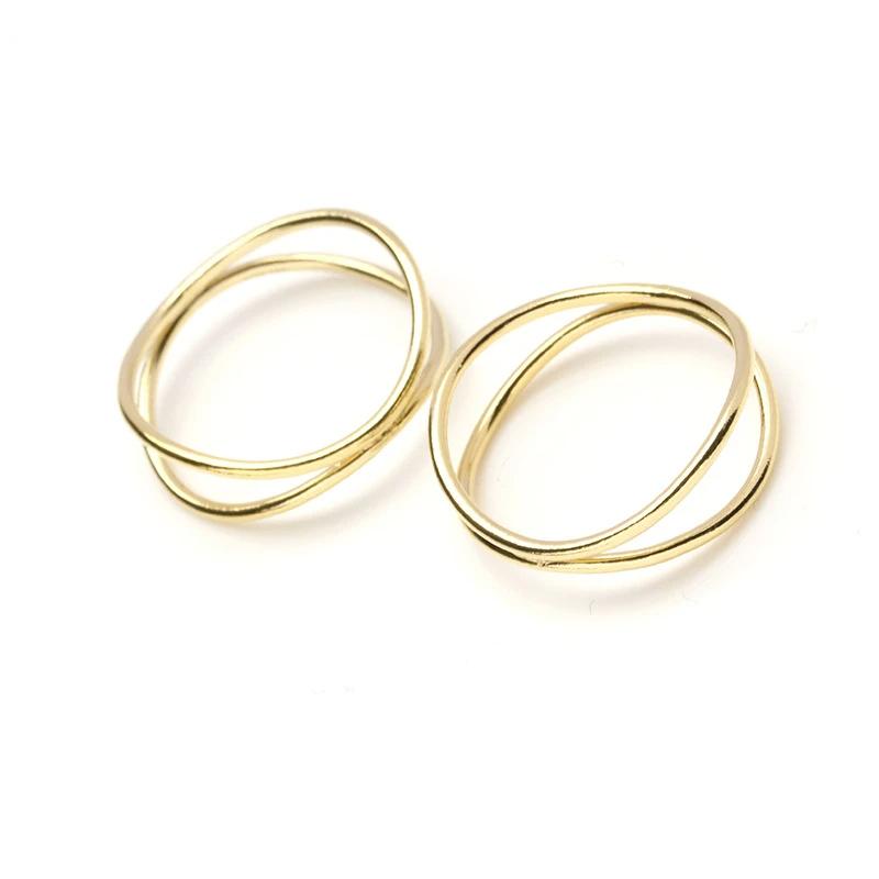 Circle Stud Earrings Delicate Small Circle Stud Earrings for Women Gold Color Minimalist Korean Party Summer Fashion Jewelry Accessories