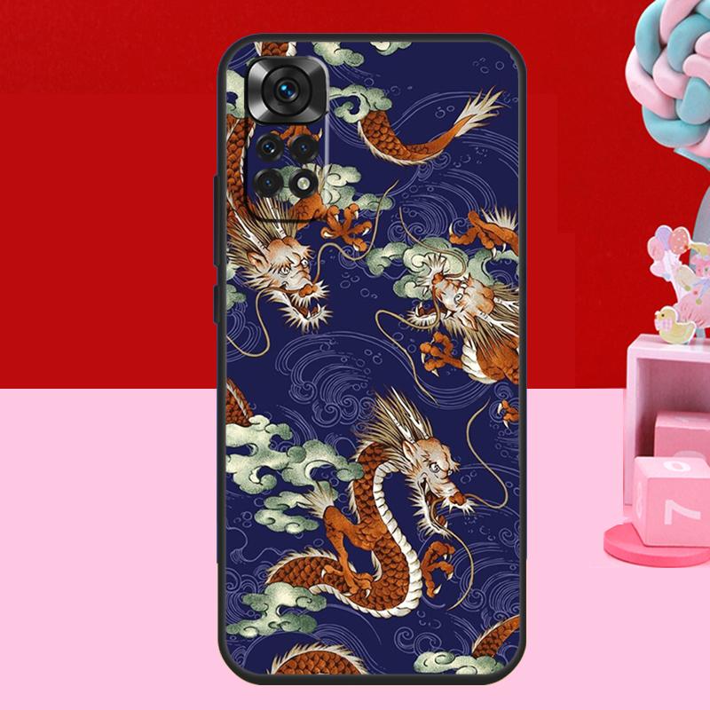 DRAGON TATTOO JAPANESE Case For Xiaomi Redmi Note 11 10 12 13 14 15 Pro Plus Redmi 15 C 14C 10C 12C 13C Soft Cover