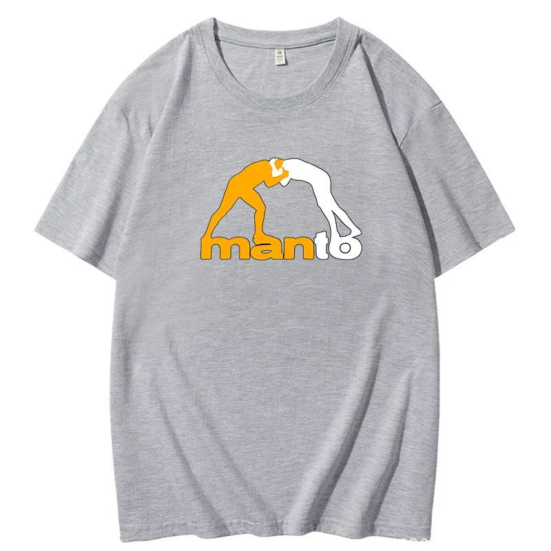 Men's T-shirt summer casual men's clothing soft polyester fabric short sleeves