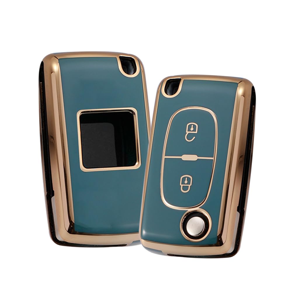 [KUNIO] Genuine Silicone Peugeot Key Case Key Cover Key Holder for Peugeot Citroen C2