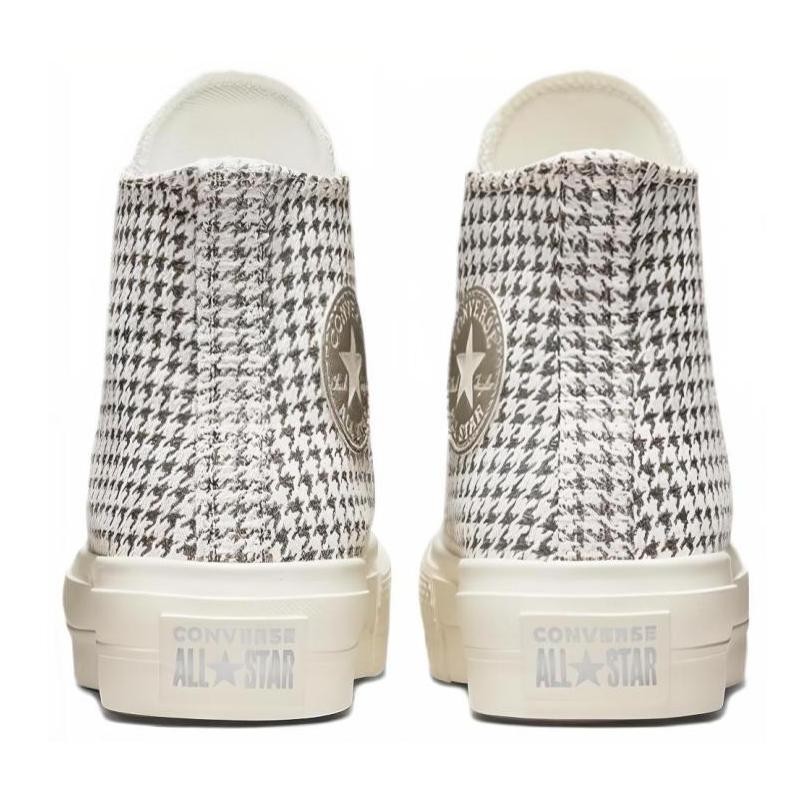 Converse All Star Lift Trendige Lässige High-Top Espadrilles Damen Off-White