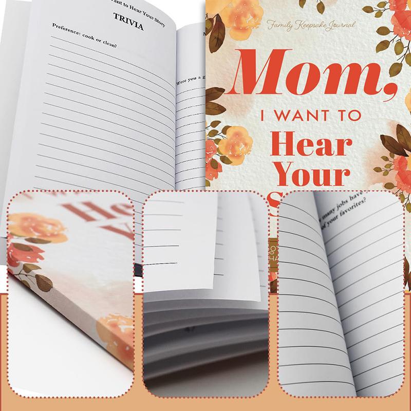 Dad / Mom/Grandmother/Grandpa, I Want To Hear Your Story Notebook Multipurpose Notepad Books Share His Life Memory Books