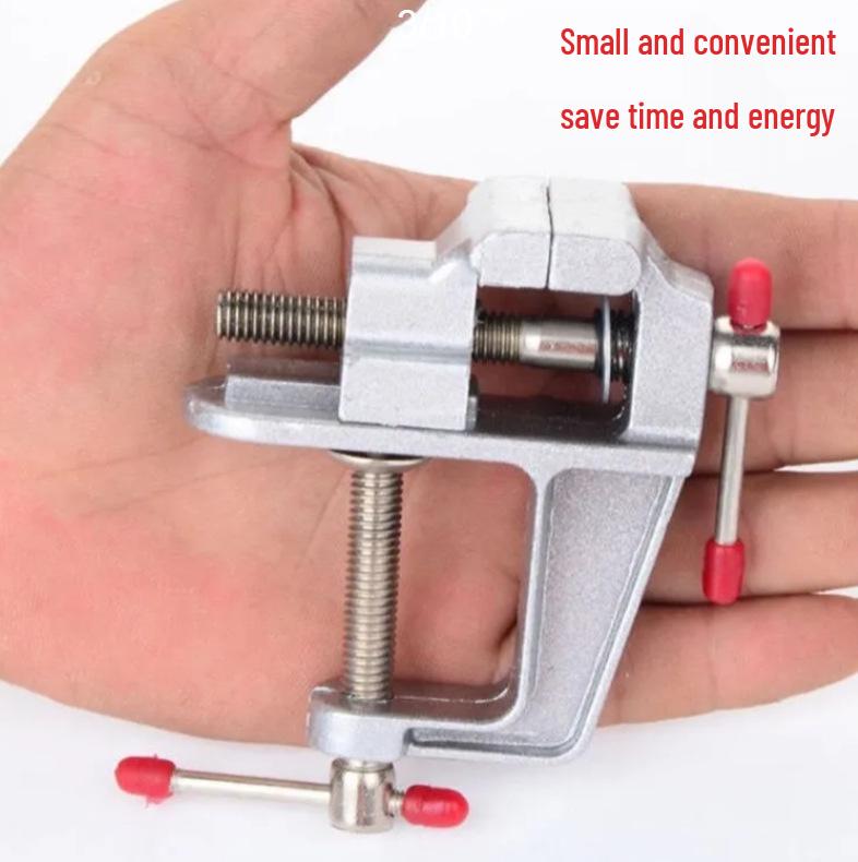 Multi-functional Mini Flat Jaw Bench Vise for Household Workbench