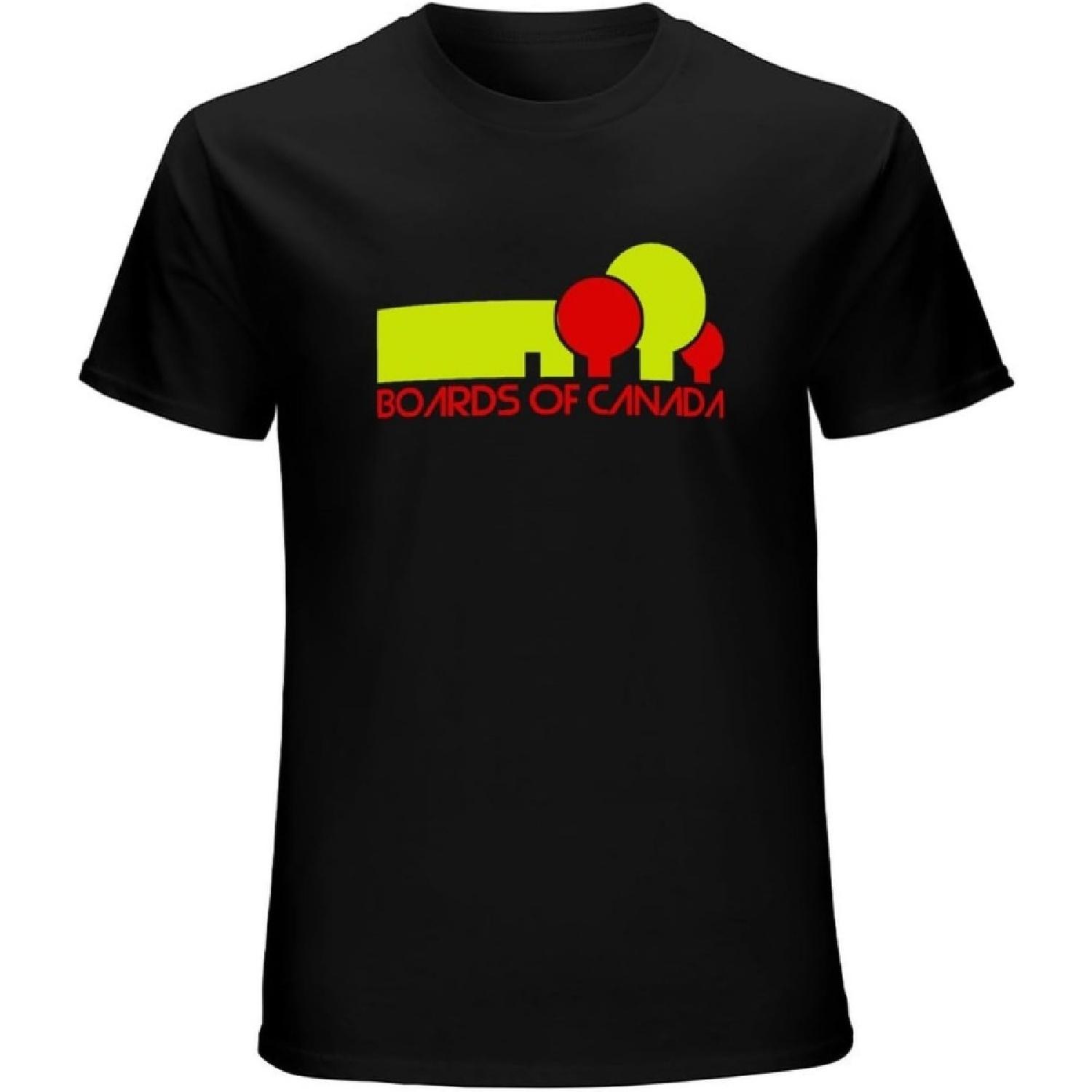 

Boards of Canada - Warp Records - IDM - Ambient Techno Vintage T Shirt Short Sleeve Funny Top Black XXXXXL різнокольоровий