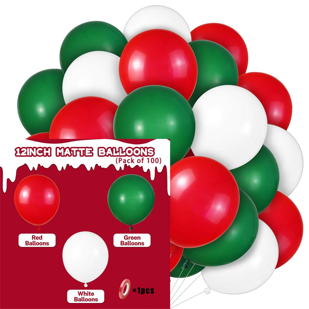 12inch 100pcs Multi-color Latex Balloon Set, Suitable for Weddings, Birthdays, Pop Parties, Bridal Showers, Family Gatherings