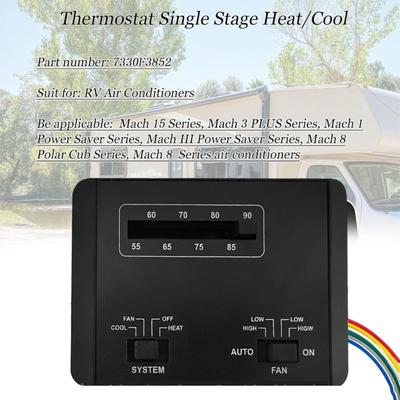 Einstufiger Thermostat für Mach-Serie, Heiz- und Kühlfunktionen in Wohnmobilen, funktioniert mit Klimaanlagen