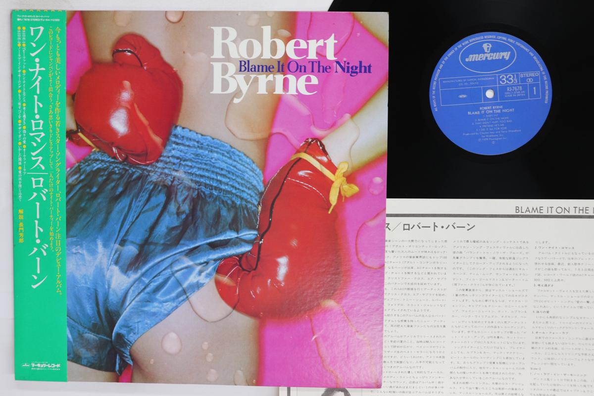 

Виниловая пластинка ROBERT BYRNE Blame It On The Night RJ7678 MERCURY 1979 Япония Obi Рок Б/у