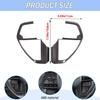 Aungy Center Console Steering Button Panel Trim Cover Compatible With Toyota Tundra/Sequoia -2025 Tacoma 2024+ Central Control Steering Panel