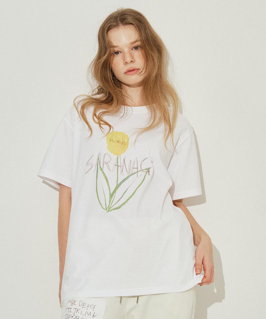 SARANAGI Se0533-T-Shirt(White)