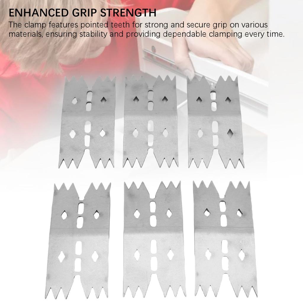 Slab Clamping Dogs Slab Clamping Dogs for Woodworking Tools Stainless Steel Fastening Plate Clamp Tool for Accurate Positioning