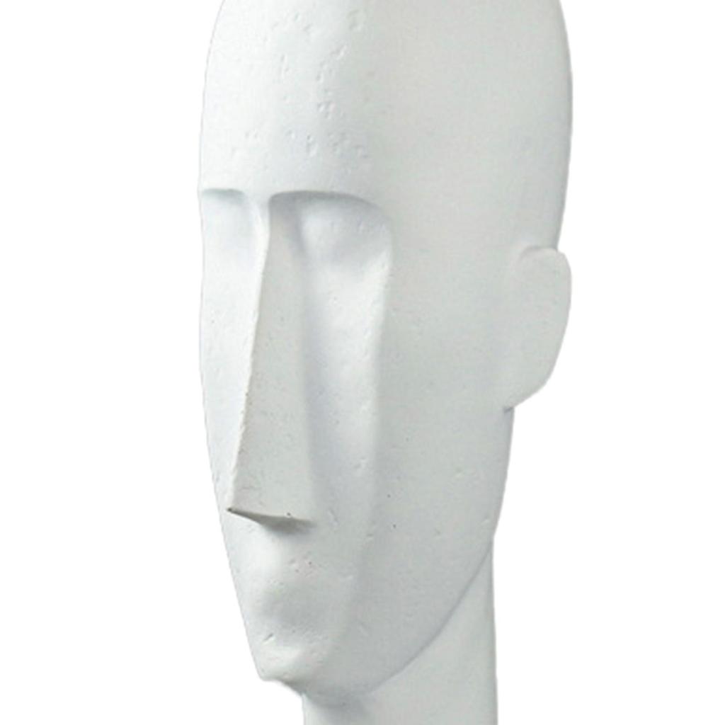 Abstract Human Figure Desktop Figurine Resin Sculpture with Modern Office Collectible for Farmhouse,
