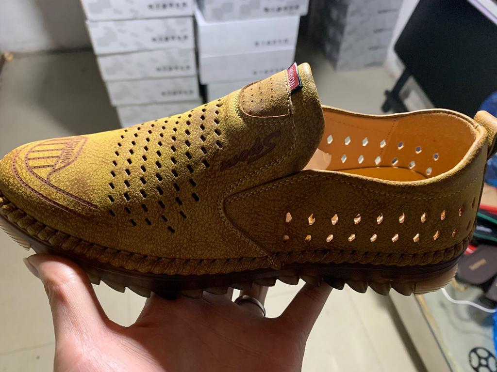 Leather Shoes Men's Spring New Casual Shoes Men's Soft Breathable Foot Cover Men's Shoes Men's