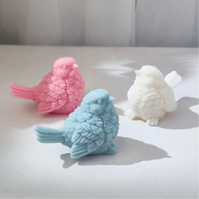 Chocolate Moulds Bird Shaped Baking Molds Fondant Moulds Cake Molds Silicone Material Perfect Gift for DIY Baking Lover
