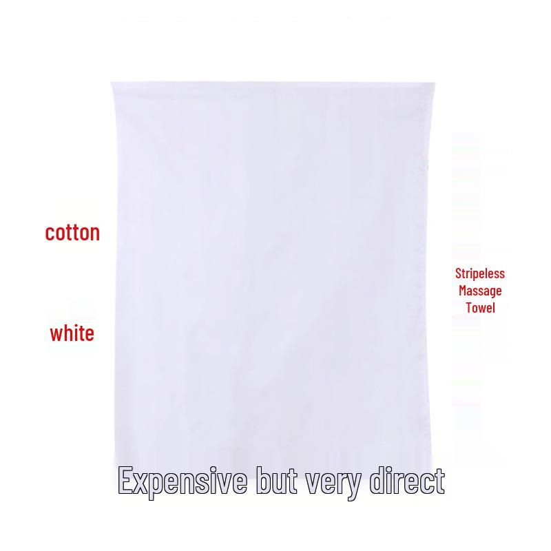 Pure Cotton Massage Towel for Beauty Salon and Massage Parlor 42x60 cm чистый белый