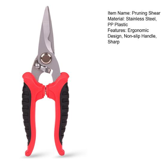 Foarfecă auxiliară de grădină, ascuțită, pentru plante, bonsai, tăietor de ramuri, foarfecă de grădinărit