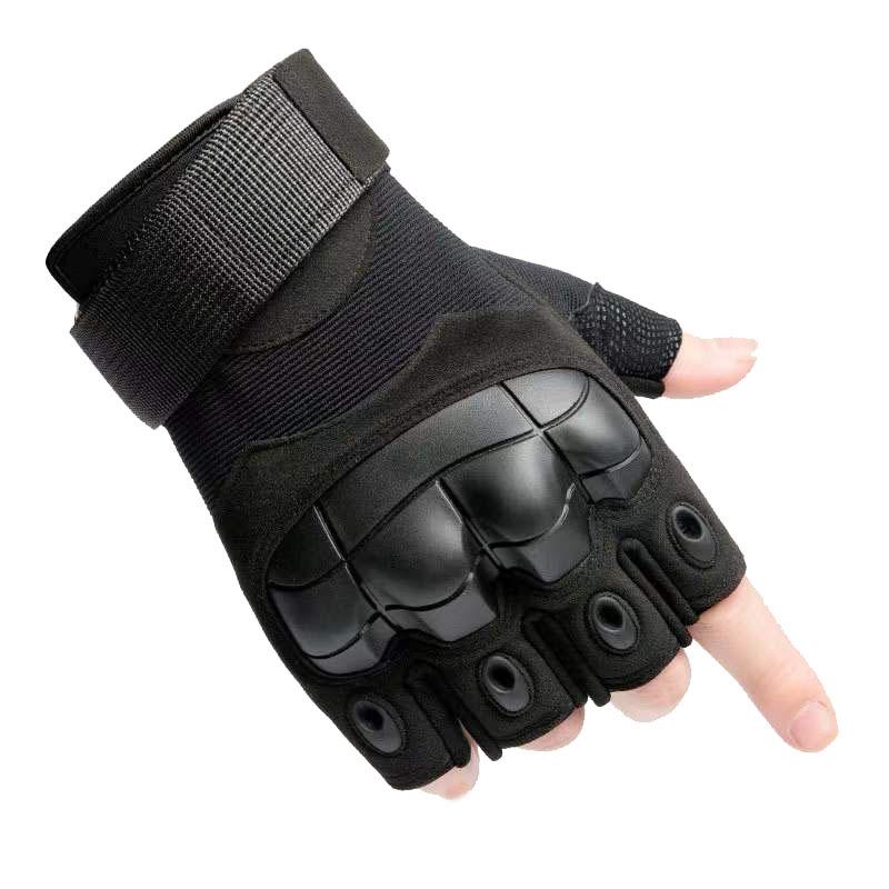 

Tactical gloves outdoor mountaineering non-slip half finger riding motorcycle gloves special forces combat multi-functional sports men M