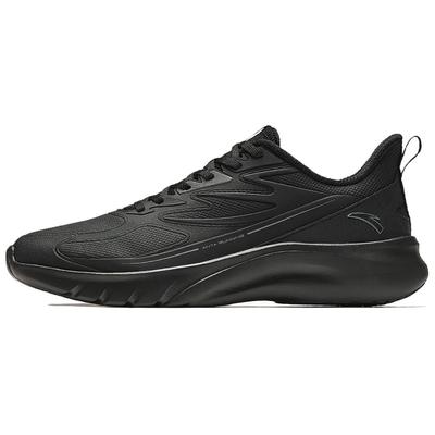Vielseitige Bequeme Lässige Stoßdämpfende Rutschfeste Low-Top Laufschuhe Herren Sneaker Schwarz 112345522S-2