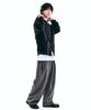 Descheuis Side-Pleated Balloon Fit Slacks_Charcoal