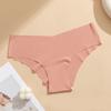 European and American ice silk seamless underwear women's breathable sports sexy pure cotton crotch quick-drying light women's briefs