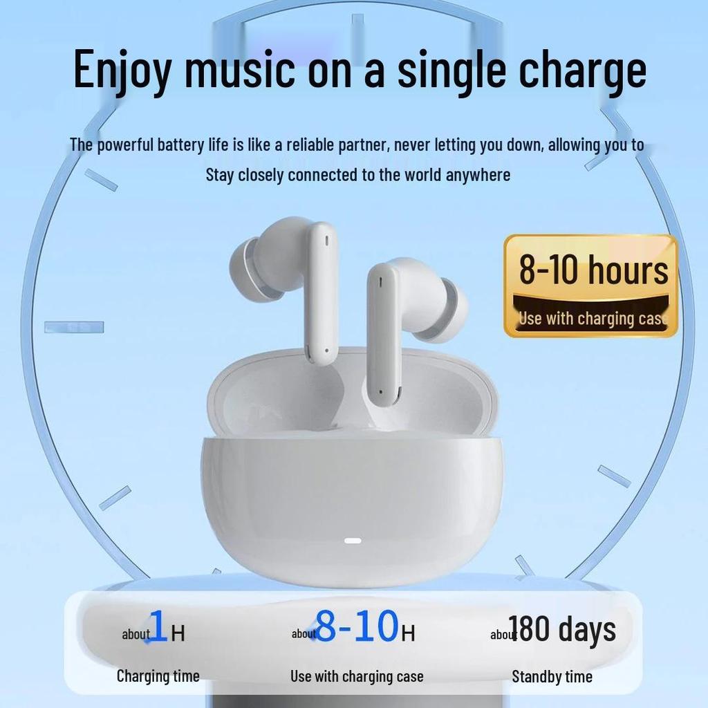 New TWS Bluetooth Gaming Earphones with Ultra-Long Battery, HD Calls, Noise Reduction, and Wireless Sports Design.