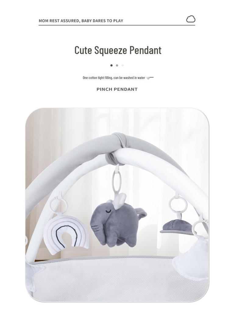 Elefant Baby-Laufstall mit Bällenbad & Krabbelmatte - Spielzeug & Geschenke für 0-3 Jahre