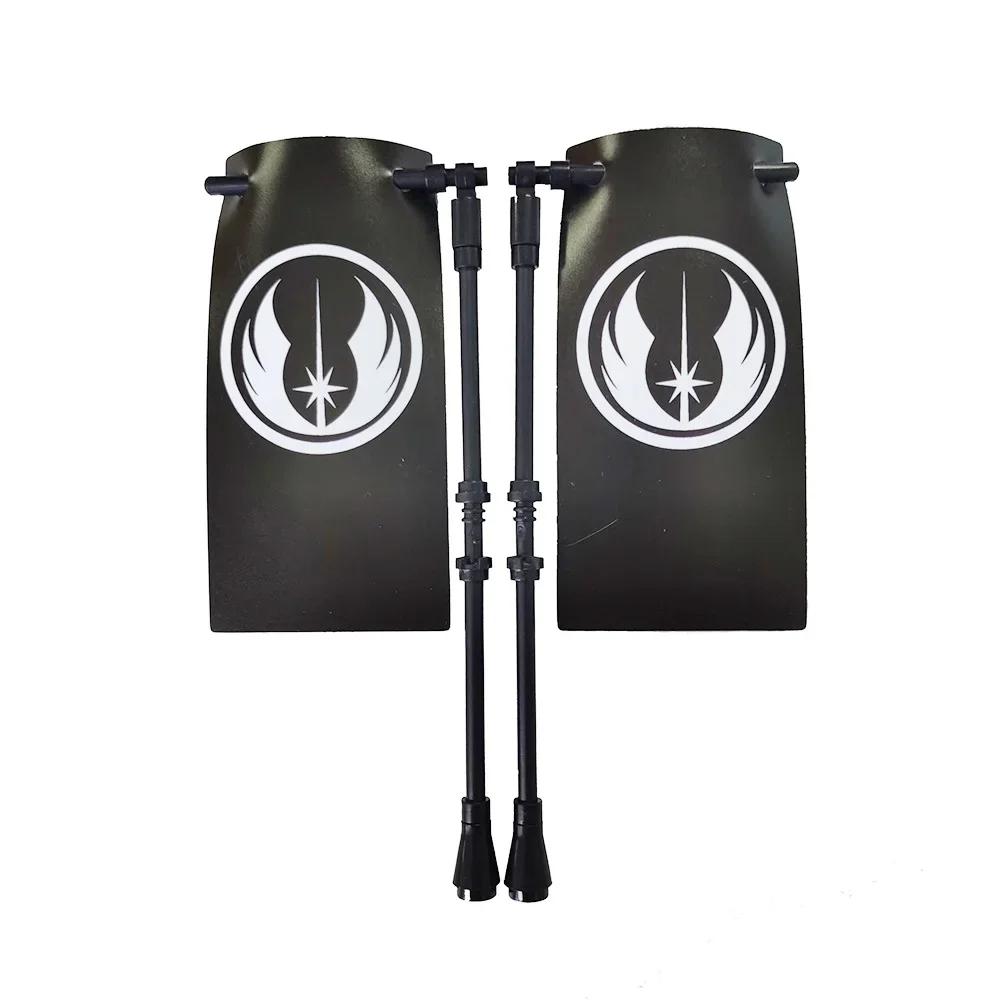 Klocki Budowanie Flag Miasta-Państwa Średniowieczne Postać Wojskowa Flaga Broń Starożytne Święte Cesarstwo Rzymskie Jerozolima Rycerz Świętego Łazarza Legion Zabawka