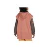 adidas Logo Print Short Sleeve Zip-Up Hoodie, Unisex Lightweight Breathable Daily Streetwear Fashion Casual Pink Tops IB5903