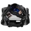 Nuova Borsa da Viaggio di Grande Capacità per Uomo, Borsa a Mano Casual per Brevi Distanze, Borsa Fitness Intrecciata a Quadri, Borsa a Spalla Singola a Tracolla