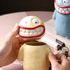Quirky Handmade Big Mouth Monster Mug - Cute Ceramic Cup for Students, Birthday Gift, or Back to School Souvenir