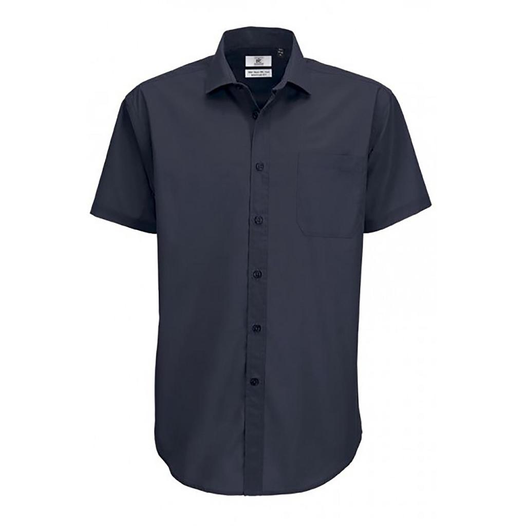B&C Mens Smart Short Sleeve Shirt / Mens Shirts