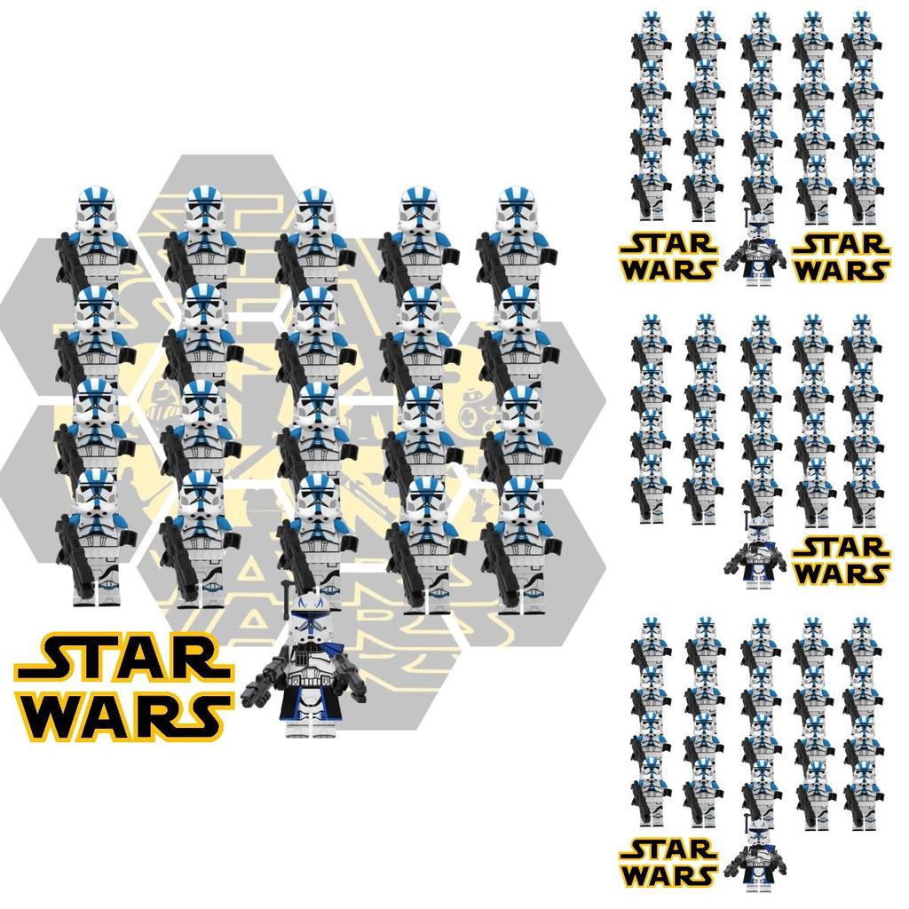 21pcs Building Blocks Toy Robot For Creative Play Compatible With Lego Star Wars Series