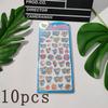 Hot Angel Blue Jelly Stickers Japanese Blue Phone Case Boys And Girls Diy Decorative Stickers Toys 3D Relief Stickers
