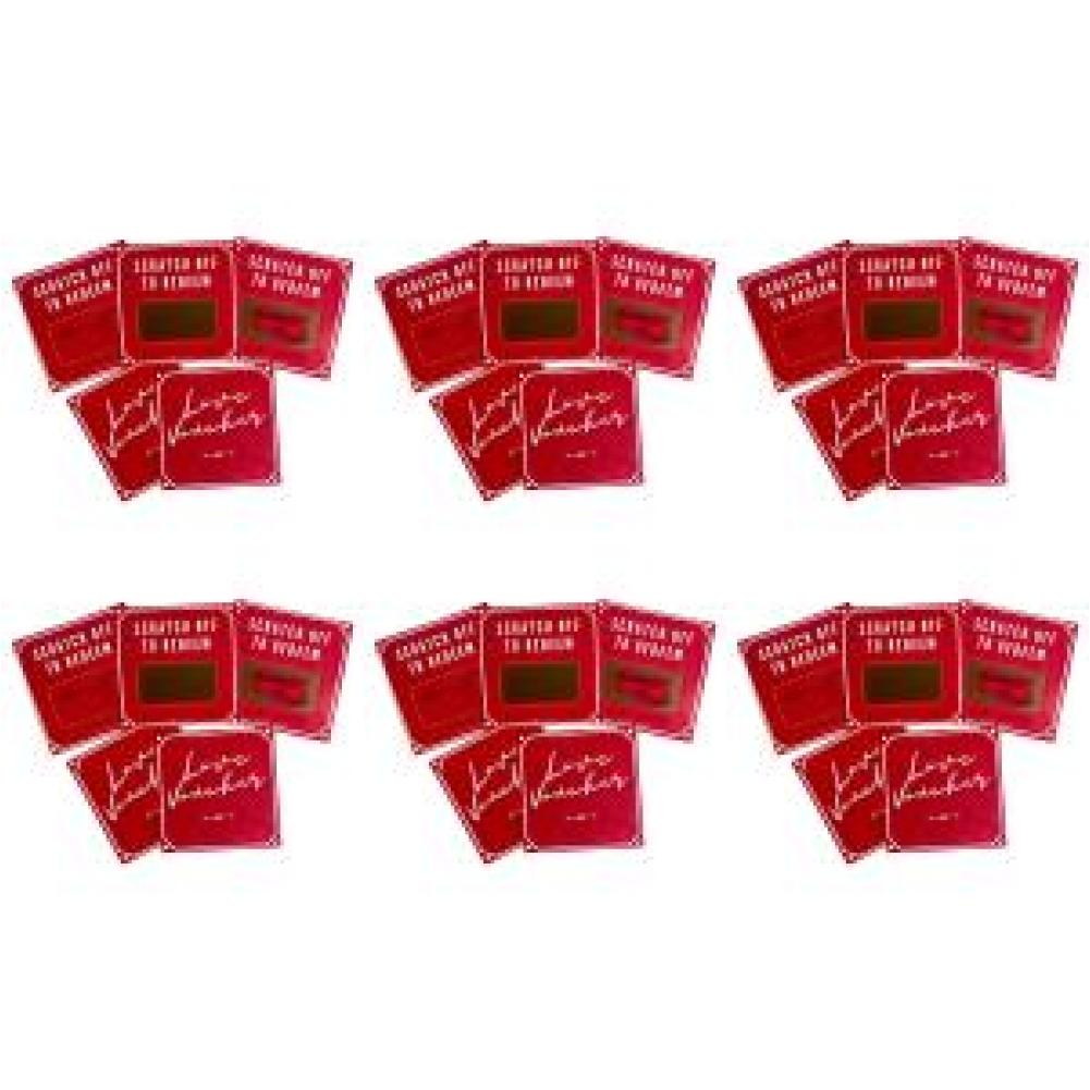 

5 шт. подарочных купонов на годовщину, креативные скретч-карты, подарок на День святого Валентина