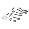 12Pcs Stainless Steel Grilling Kit Food Grade Material Heat Resistant BBQ Grill Tool Set with for