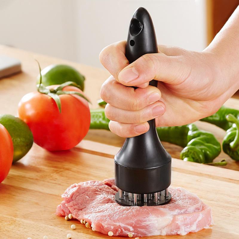 Nerezová ocel Tenderizer na maso Ruční děrovací kladivo Steak Nástroj pro domácnost Kladivo na maso Vaření Masné nástroje Kuchyňské doplňky