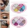 7-Color Sequins Eyeshadow Palette Long Lasting Waterproof Smudge-Proof Glitter Eye Shadow