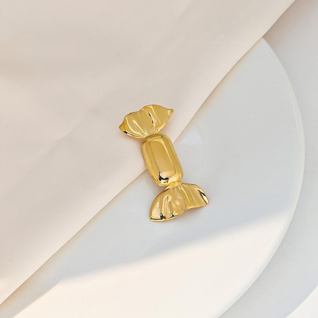 Kreatywna broszka Anioł Słonecznik i Plisowany Orzeł - Pin ze stali nierdzewnej